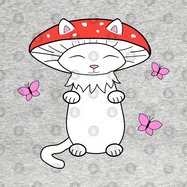 Mushroom cat by Purrfect